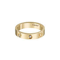 Cartier-B4050700 까르띠에 로즈 골드 1 다이아몬드 스몰 LOVE 링