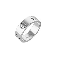 Cartier-B4032500 까르띠에 실버 3 다이아몬드 클래식 LOVE 링