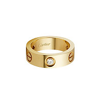 Cartier-B4032500 까르띠에 실버 3 다이아몬드 클래식 LOVE 링