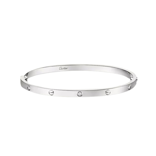 Cartier-B6079517 까르띠에 실버 6 다이아몬드 스몰 LOVE 브레이슬릿
