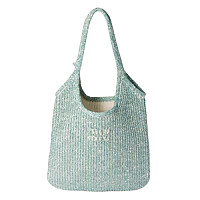 MIUMIU-5BG231 미우미우 화이트 아이비 가죽 패치워크 백