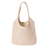 MIUMIU-5BG231 미우미우 화이트 아이비 가죽 패치워크 백