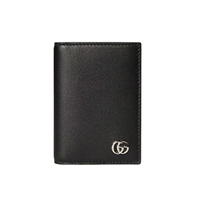 GUCCI-835053 1000 구찌 블랙 GG 마몽 바이폴드 카드 케이스