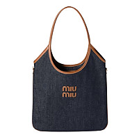 MIUMIU-5BG231 미우미우 화이트 아이비 가죽 패치워크 백