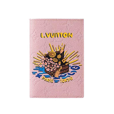 [스페셜오더]LOUIS VUITTON-M62089 루이비통 모노그램 크리스마스 기린 프린트 패스포트 커버