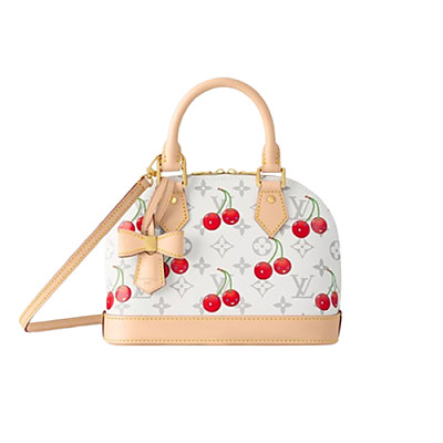 [스페셜오더]LOUIS VUITTON-M44389 루이비통 모노그램 베르니 메탈릭 알마 BB 홍콩명품핸드백