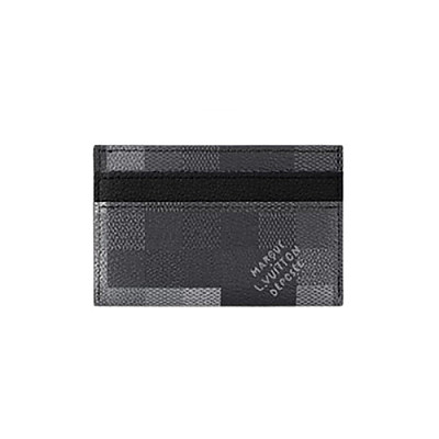 LOUIS VUITTON-M14789 루이비통 네이비 모노그램 섀도우 더블 카드 홀더