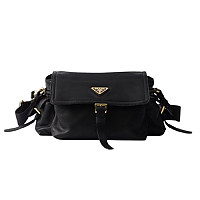 PRADA-1BD394 프라다 버건디 익스플로어 미디엄 스웨이드 숄더 백