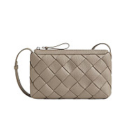 BOTTEGA VENETA-837112 보테가 베네타 블랙 디아고 지퍼 메신저 백
