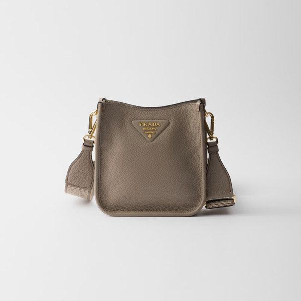 [스페셜오더]PRADA-1BH191 프라다 클레이 그레이 가죽 미니 숄더 백