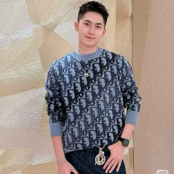 DIOR-10298741 디올 2025년 Oblique 신상 캐미시어 스웨터 남녀공용