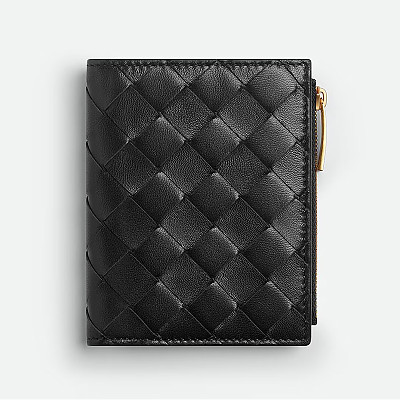 [스페셜오더]BOTTEGA VENETA-742330 보테가 베네타 스몰 인트레치아토 폴더형 지갑 바콜로
