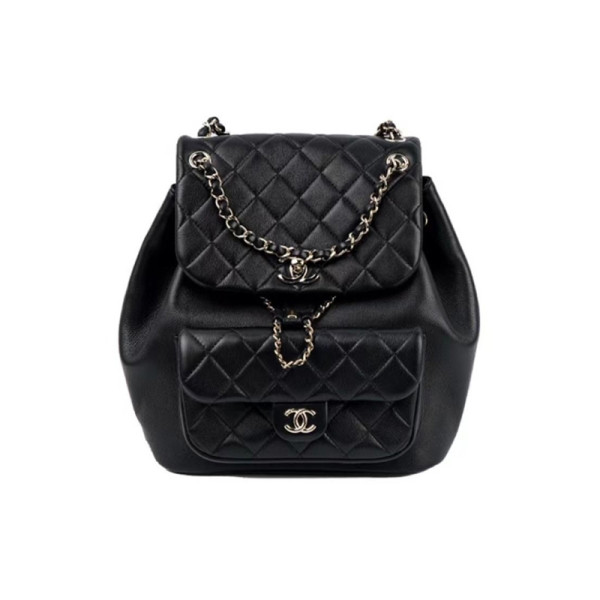 [스페셜오더]CHANEL-AS3618 샤넬 듀마 원포켓 백팩 미디움 카프스킨 블랙 금장