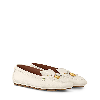 LOUIS VUITTON-1AICKT 루이비통 FLORE 플로어 드리이빙 모카신 블랙 여성용