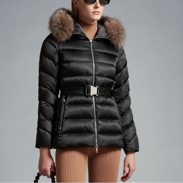 MONCLER-1A0009457869 몽클레어 CUPIDONE 큐피돈 후드 퍼 벨트 패딩 여성용(3컬러)