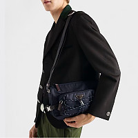 [스페셜오더]PRADA-2VH192 프라다 스피드록 리나일론 및 가죽 숄더백 카무플라주 그린