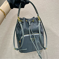 [스페셜오더]PRADA-1BH038 프라다 레드 가죽 듀엣 스몰 버킷백