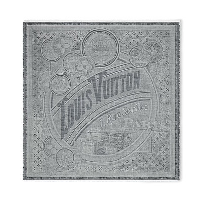 LOUIS VUITTON-M96117 루이비통 말 메르뵈이외즈 숄 Malles Merveilleuses Shawl
