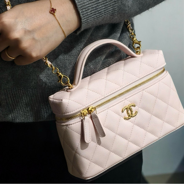 [스페셜오더]CHANEL-12182 샤넬 핑크 26S/S 신상 바니티 케이스