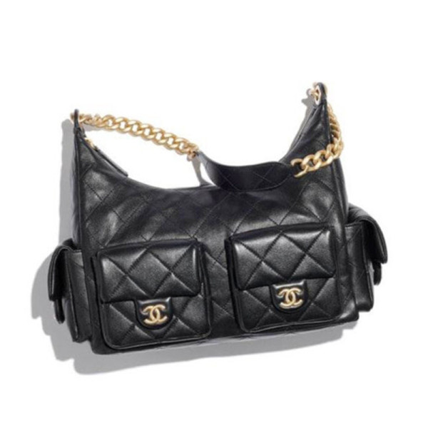 [스페셜오더]CHANEL-001218 샤넬 램스킨 맥시 호보백 스몰 제니백