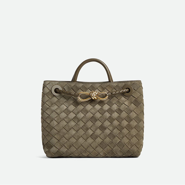 [스페셜오더]BOTTEGA VENETA-743568A 보테가 베네타 사이프러스 스웨이드 안디아모 스몰 탑 핸들 백 25CM(766014 동일제품)