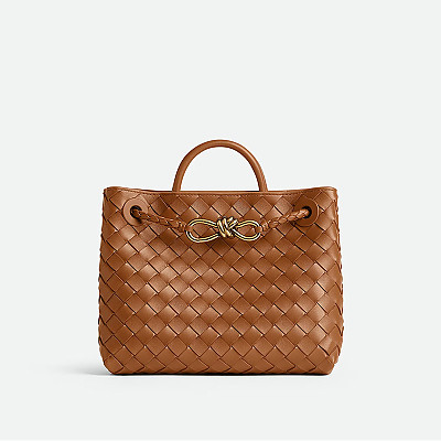 [스페셜오더]BOTTEGA VENETA-743568 보테가 베네타 앰버 안디아모 스몰 탑 핸들 백 25CM(766014 동일제품)