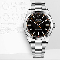 ★[AR팩토리][스페셜오더]ROLEX-롤렉스 밀가우스 스틸 일렉트릭 블루다이얼40mm
