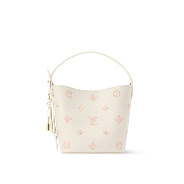 [스페셜오더]LOUIS VUITTON-M28315 루이비통 모노그램 앙프렝뜨 가죽 올 인 BB 밀키 화이트&핑크
