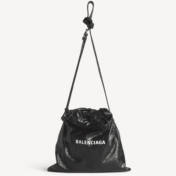 [스페셜오더]BALENCIAGA-8471092 발렌시아가 남성 쇼퍼 더스트 백 크로스바디 파우치 미디엄 블랙