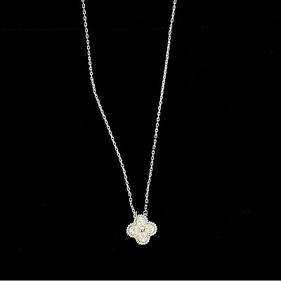 [스페셜오더]VAN CLEEF ARPELS-6120 반클리프 골드&그레이 그린 알함브라 펜던트