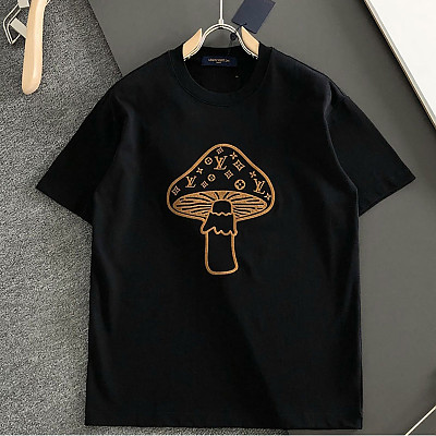 LOUIS VUITTON-04074 루이비통 2026년 NEW 남녀공용 자수 크루넥 티셔츠