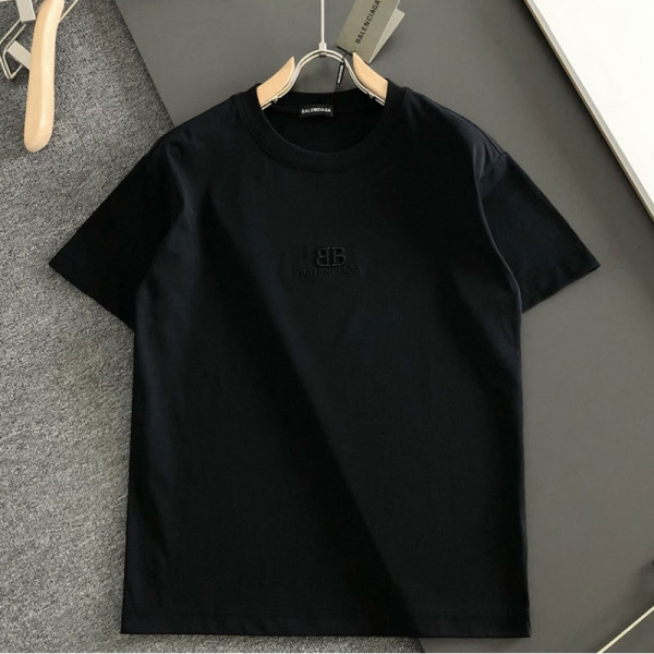 BALENCIAGA-04075 발렌시아가 2026년 NEW 남년공용 크루넥 티셔츠