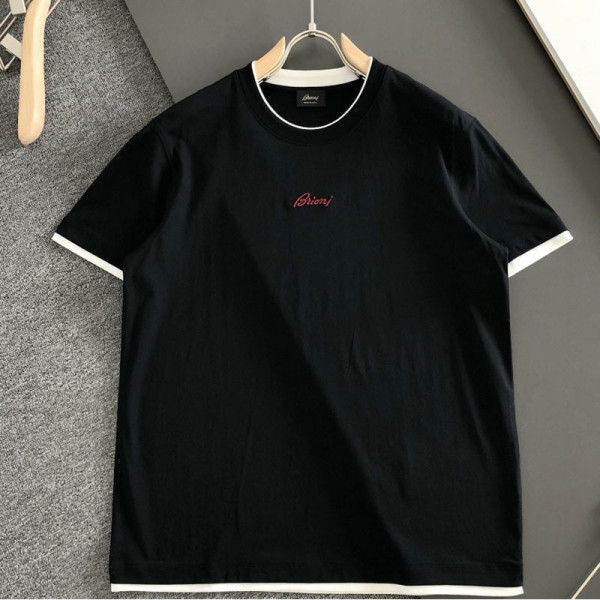 BRIONI-04213 브리오니 2026SS 크루넥 패션 반팔 티셔츠