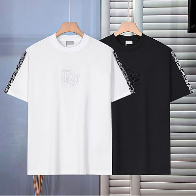 DIOR-05041 디올 2026SS 봄/여름 최신 크루넥 자수 패션 반팔 티셔츠