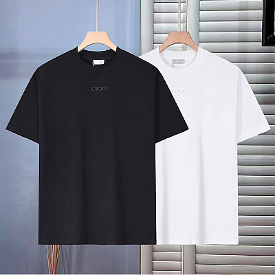 DIOR-05081 디올 2026SS 봄/여름 최신 크루넥 자수 패션 반팔 티셔츠