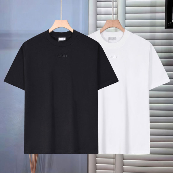DIOR-05081 디올 2026SS 봄/여름 최신 크루넥 자수 패션 반팔 티셔츠