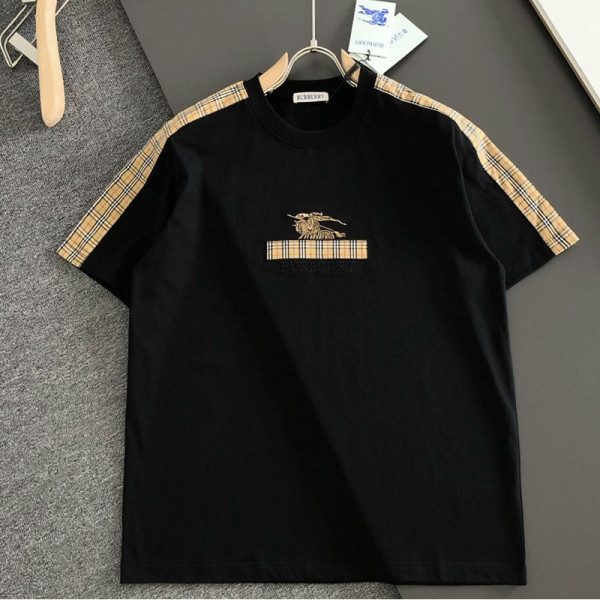 BURBERRY-05201 버버리 2026년 뉴 자수 크루넥 티셔츠