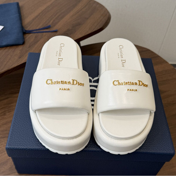 DIOR-05234 디올 2026ss 여성용 플랫폼 슬리퍼