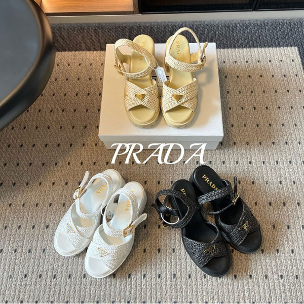 PRADA-05286 프라다 2026SS 여성용 플랫폼 하이힐 샌들(3컬러)