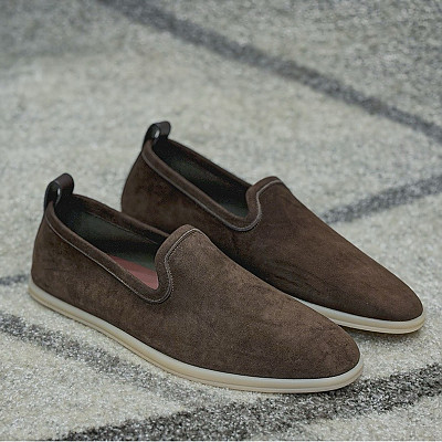 Loro Piana-052755 로로 피아나 스웨이드 Venice Walk 남성 로퍼(3컬러)