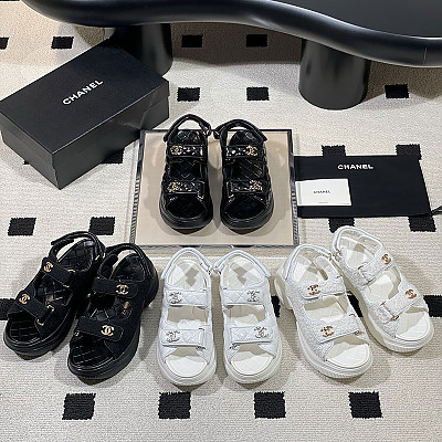 CHANEL-06111 샤넬 2026SS 스프링/서머 뉴 플랫폼 벨크로 샌들