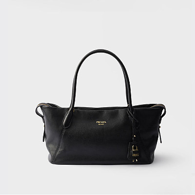 [스페셜오더]PRADA-1BG661 프라다 블랙 미듐 가죽 핸드백