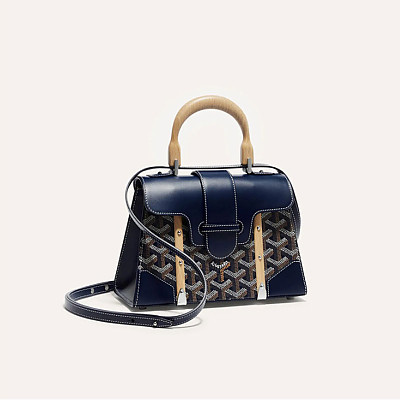 [스페셜오더]GOYARD-020192 고야드 스트럭쳐 사이공 백 미니 네이비