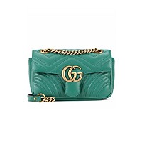 [스페셜오더]GUCCI-446744 9022 구찌 GG 마몽 화이트 미니 숄더백