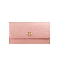 [스페셜오더]GUCCI-456116 5752 구찌 GG 마몽 콘티넨탈 핫핑크 장지갑