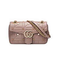 [스페셜오더]GUCCI-443497 9022 구찌 GG 마몽 화이트 스몰 숄더백