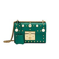 [스페셜오더]GUCCI-432182 1093 구찌 페들락 블랙 스몰 아플리케 스터드 숄더백