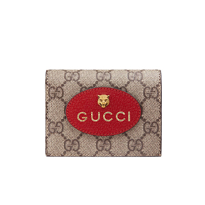 GUCCI-476420 9778 구찌 네오 빈티지 GG 수프림 레드 카드 케이스