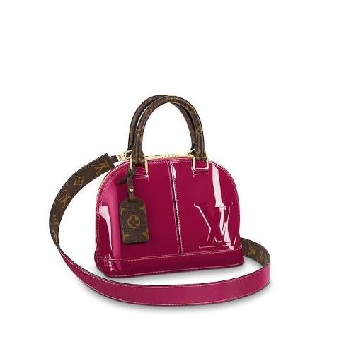 [스페셜오더]LOUIS VUITTON-M54785 루이비통 모노그램 베르니 Magenta 알마 BB