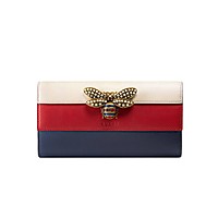 [스페셜오더]GUCCI-476064 8057 구찌 퀀 마가렛 핑크/레드/화이트 콘티넨탈 장지갑